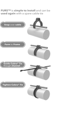 Flexroute Universal Cable Clamp - 8 Pack