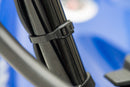 Low profile wire cable zip ties are safer than traditional ties