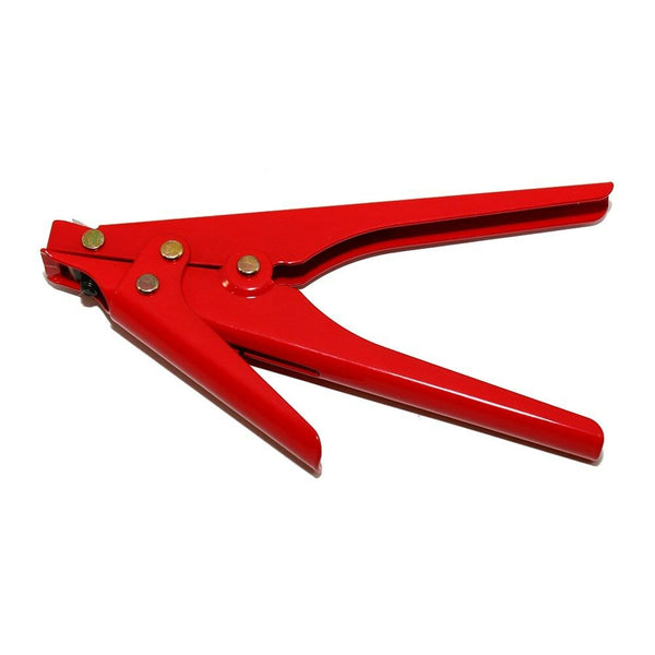 Manual tension tool for low profile cable wire zip ties